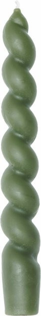 Rico Design Spiralkerze in Moosgrün, Durchmesser: 2,4 cm, Höhe: 18,5 cm - Bild 1