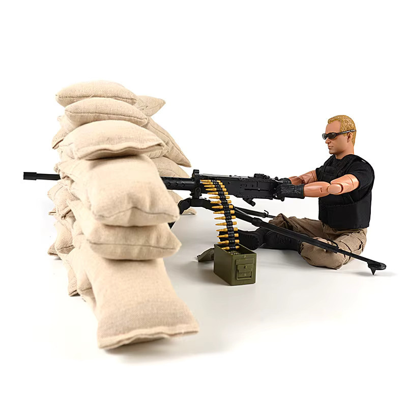 GRAPMAN Maschinengewehr M2 Browning G08 Maxim MK19 Granate Launcher, Simulationsmodell, 1:6, Schwarz - Bild 3