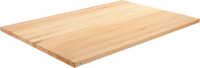 VEGA Indoor-Tischplatte Kentucky rechteckig aus Buche in Natur, B/T/H: 120 x 80 x 3 cm - Bild 1