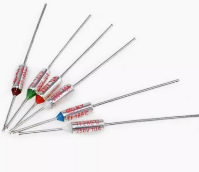 TF Thermosicherung RY 10A 250V in Silber mit verschiedenen Temperaturvarianten - Bild 1