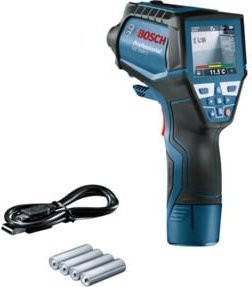 Bosch Professional GIS 1000 C Infrarot-Thermometer mit Akku-Adapter in Blau/Schwarz - Bild 1