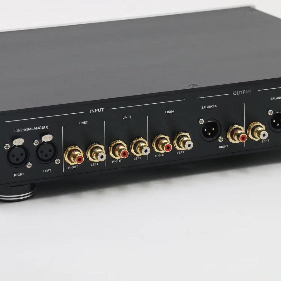 SENGTERBELLE STR26B HiFi Vollständig Symmetrischer Vorverstärker mit XLR- und RCA-Eingang/-Ausgang für dein Heim-Audio-System - Bild 3