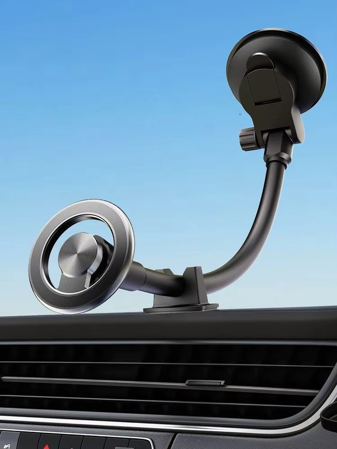 LRBH Magnetische Handyhalterung fürs Auto mit 360 Grad drehbarem Kugelkopf und 17 mm Aufnahme - Bild 4