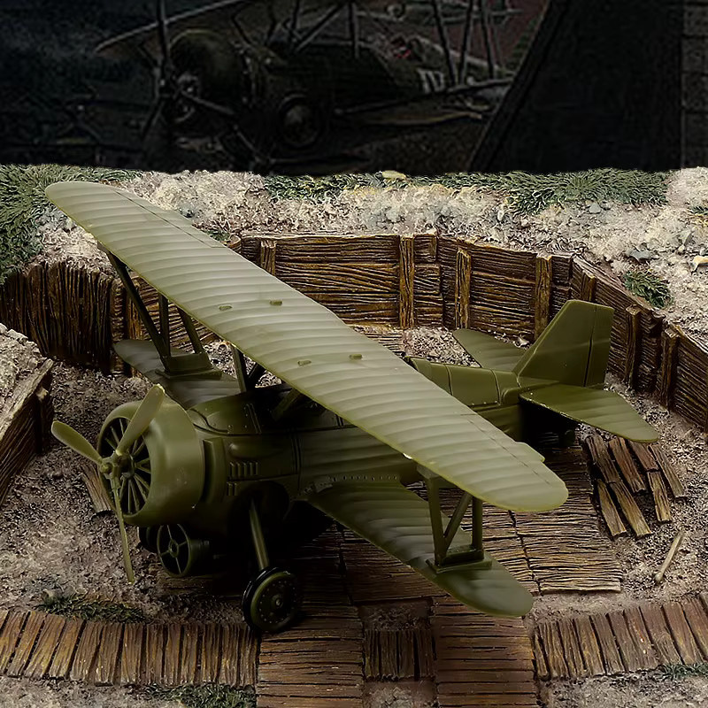 GRAPMAN WWII US Hawk III Doppeldecker-Kampfflugzeug, 1:60, Zusammenbaumodell - Bild 3