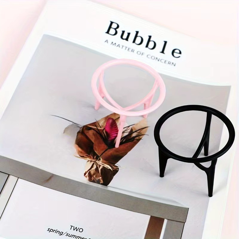 Baopinger Puff-Aufbewahrungsregal, 2 Stück, pink, Kunststoff - Bild 2