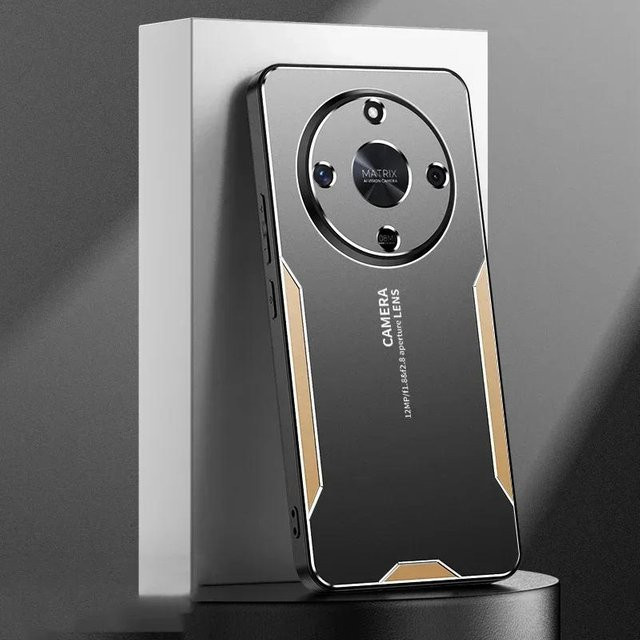 Stoßfeste Schutzhülle aus Aluminiumlegierung für Honor Magic 7 6 Pro Lite X9 X8 X7 in Schwarz oder Grau - Bild 1