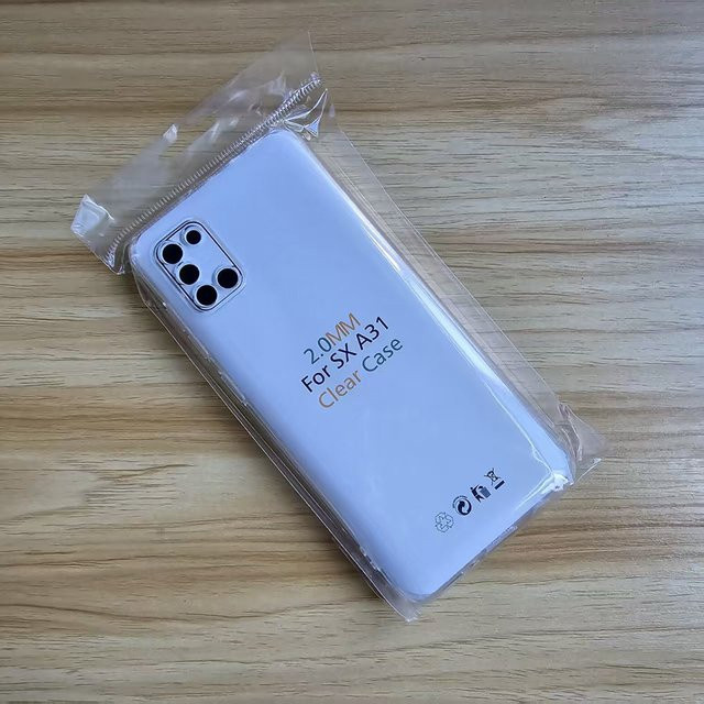 Transparente TPU-Handyhülle für Samsung Galaxy A31 mit 2,0 mm Stärke - Bild 1