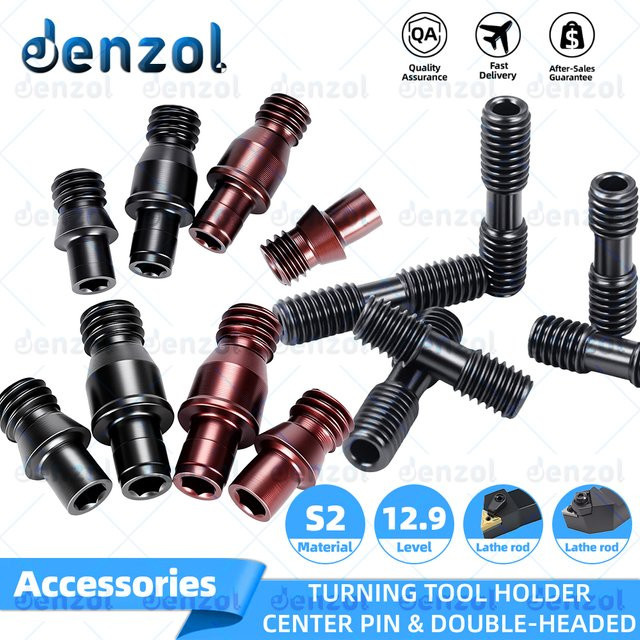 Jenzol CNC-Drehwerkzeug-Stiftschrauben Set mit Sechskant-Steckschlüsselsatz und Ausgleichsschrauben in Blued, Modell CTM510 CTM613 618 CTM822 CTM1022 ML - Bild 1