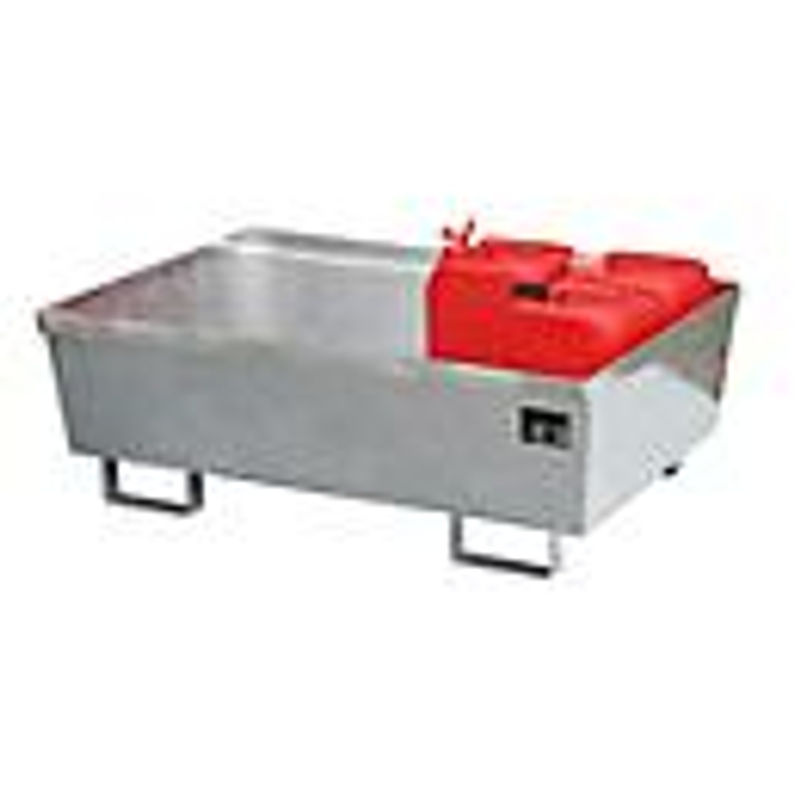 Auffangwanne Bauer Südlohn AO-2 aus Stahl, silber, B/T/H: 120 x 80 x 41,5 cm - Bild 2