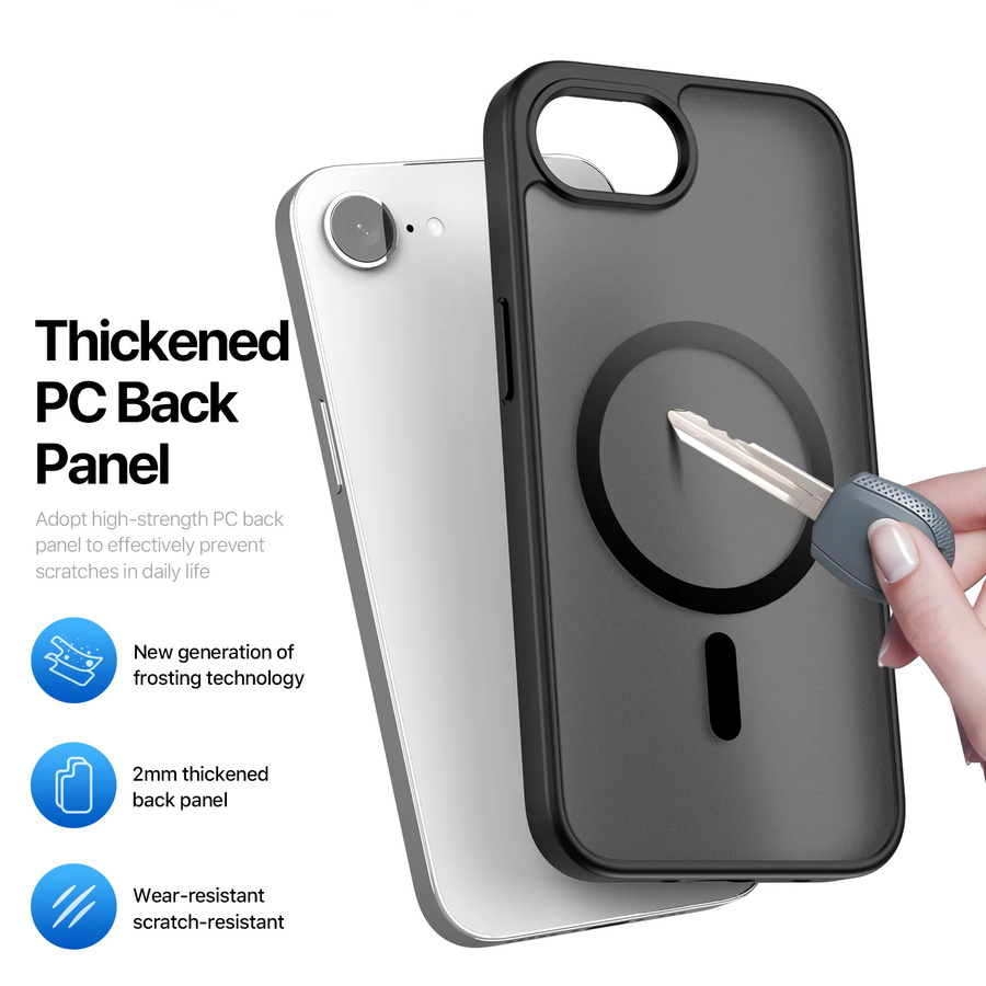 Dux Ducis Magnetische Rückabdeckung Anti-Fingerabdruck Handyhülle für iPhone 16 Pro Max, iPhone 16 Plus, iPhone 16e und iPhone 17e in Mehrfarbig - Bild 4