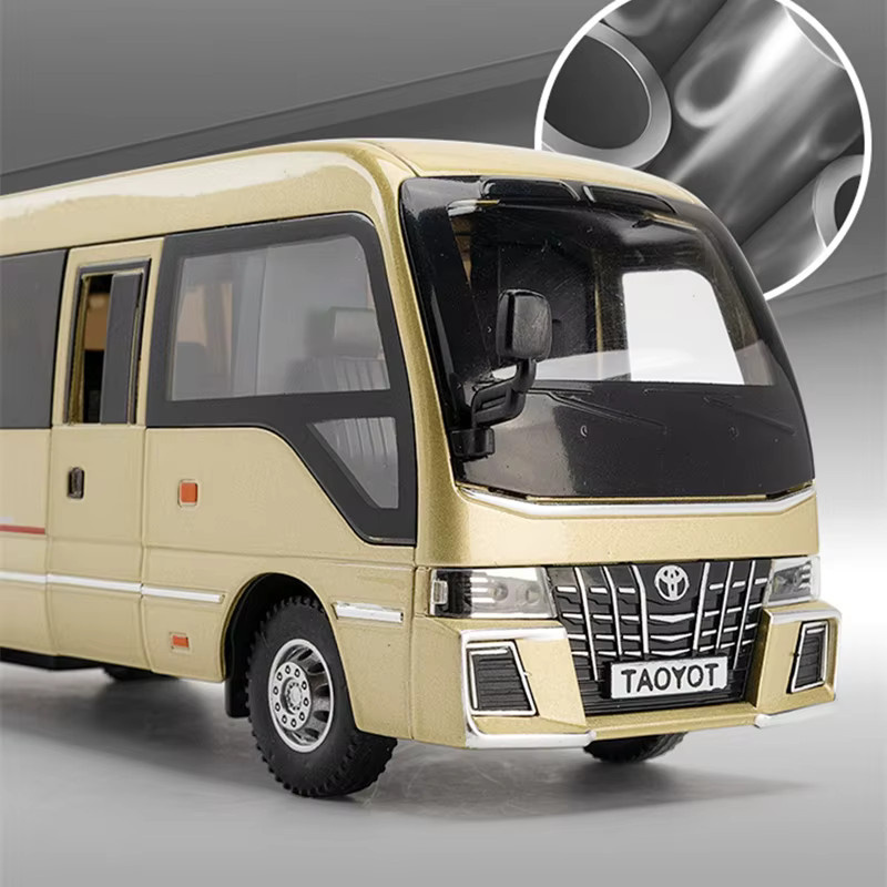 MAKEDA Bus Auto Modell, 1:32, Metall, mit Sound und Licht - Bild 3