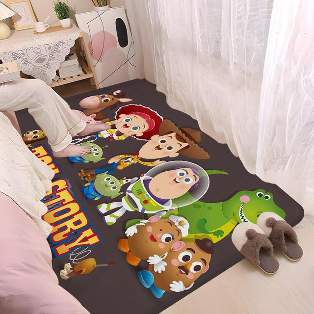 T-Toy S-Story Küchenmatte im nordischen Stil mit floralem Design, rutschfest und mehrfarbig, B/B: 60 x 90 cm - Bild 1