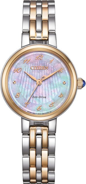 Citizen Armbanduhr, Solar, Edelstahl, Blau, 27 mm, Damen - Bild 1