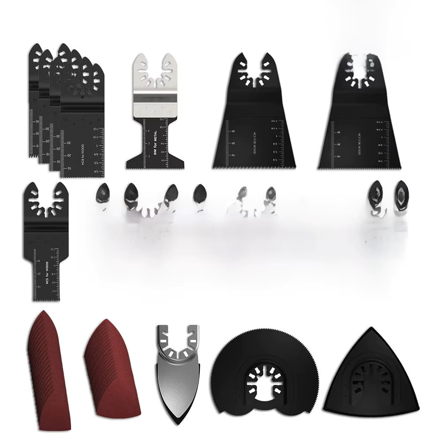 Toorise 56-teiliges Multi-Tool-Sägeblatt-Set aus High Carbon Stahl mit Schnellverschluss für Holz, Kunststoff und Metall in Multicolor - Bild 4