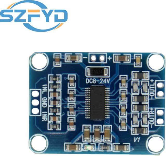 SZFYDOSH TPA3110 Digital Audio Stereo Verstärker Board Modul Mini Binaural AMP Controller in Blau - Bild 1