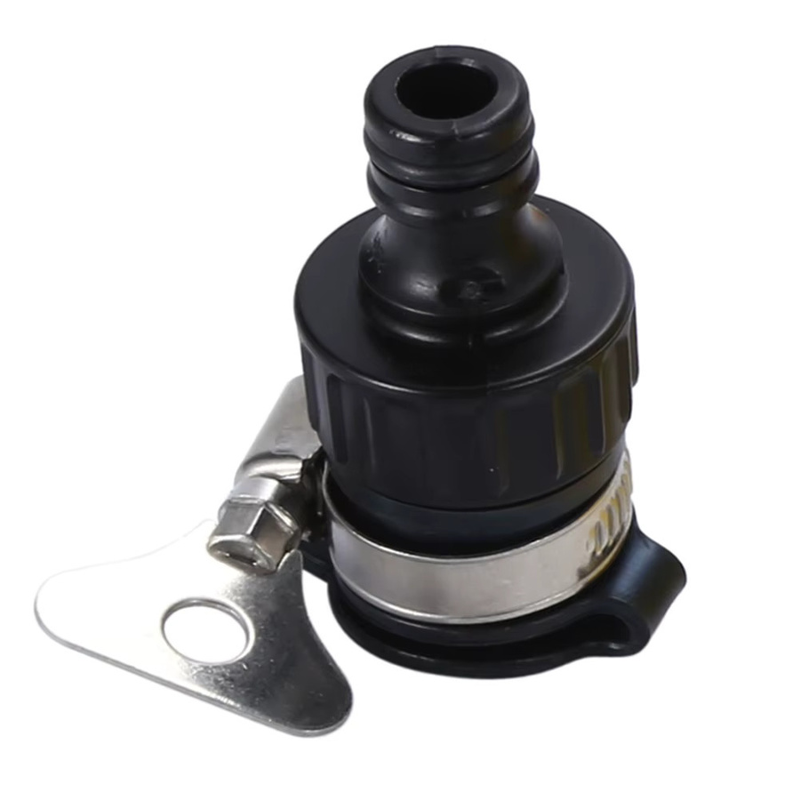 VIBRATITE Gewindeloser Schnellanschluss-Adapter für Gartenwasserleitungen, Quick Coupling Schlauchanschluss für die Gartenbewässerung, Schwarz - Bild 3