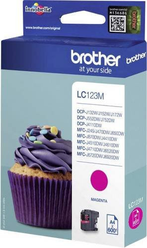 Original Brother Tintenpatrone LC-123M Magenta für Inkjet-Drucker - Bild 1