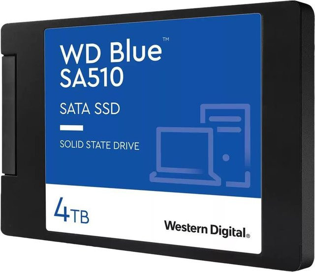 Western Digital WD Blue SA510 SSD 4 TB intern 2.5 Zoll SATA 6Gb/s Blue - Bild 1