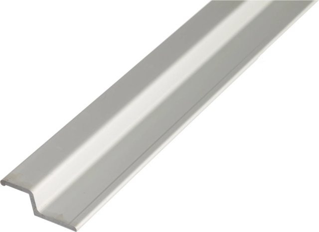 GAH Alberts Griffprofil Aluminium, silber, B: 13 mm, H: 40 mm, L: 2.000 mm - Bild 1