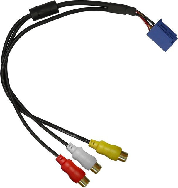 VehicleKit RCA Adapter VTR Kabel 6 Pin Blau A/V Port Ersatz für Toyota bunt - Bild 1