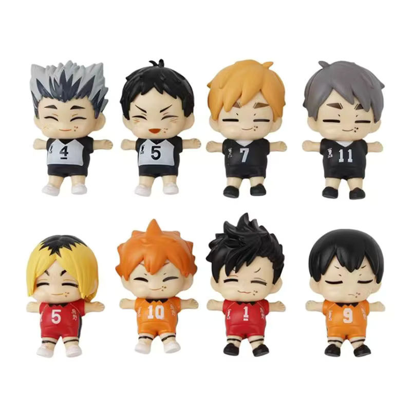 Bandai Haikyuu!! Anime Figuren Set aus PVC, mehrfarbig, Dekoration für Fans - Bild 2