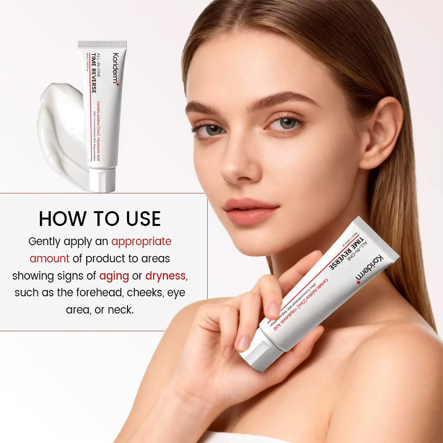 Kariderm All-in-One Anti-Aging Gesichtscreme mit Centella Asiatica, Unisex - Bild 2