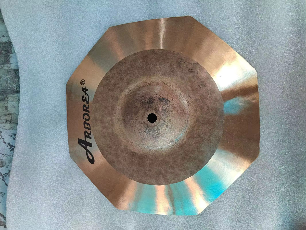 Arborea Professional Cymbal Ghost Series Splash China Mini Drum Effects Becken aus Bronze in Bronze und Gold, 6-12 Zoll - Bild 4