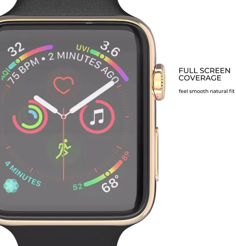 Mosizave Displayschutzfolie Keramik, Apple Watch, Unisex - Bild 4
