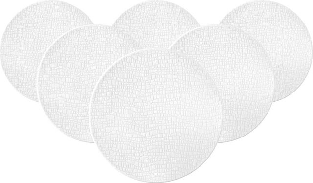 Seltmann Weiden Brotteller Life Fashion aus Keramik, 6er Set, Multicolor und Weiß, Durchmesser: 16,5 cm - Bild 1