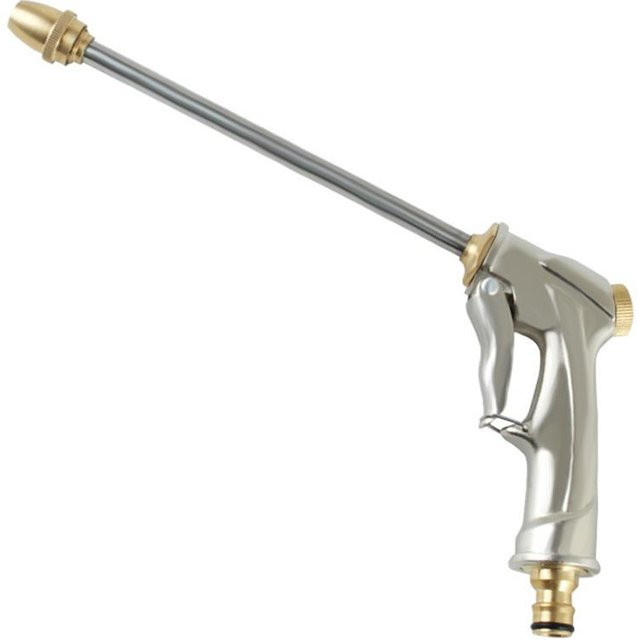 Neoglint Heavy Duty Metall Gartenschlauch Sprayer mit Multi-Pattern Düse in Grau/Silber für 3/4 Zoll Anschlüsse - Bild 1