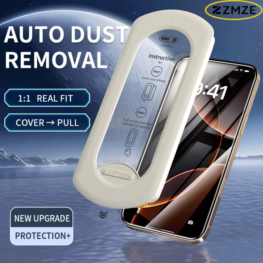 SnakeGlass 2er-Pack HD Panzerglas mit staubfreier Installationsbox für iPhone 17 16 15 14 13 12 11 Plus Pro Max, transparent - Bild 2