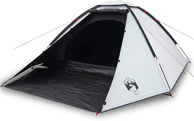 Furnicato Campingzelt Kuppel Weiß Verdunkelnd H x B x T: 130 x 310 x 240 cm - Bild 1