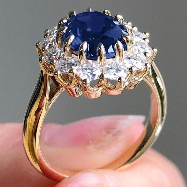 SZwatch Saphirring, Diamant, Zirkonia, Damen - Bild 1