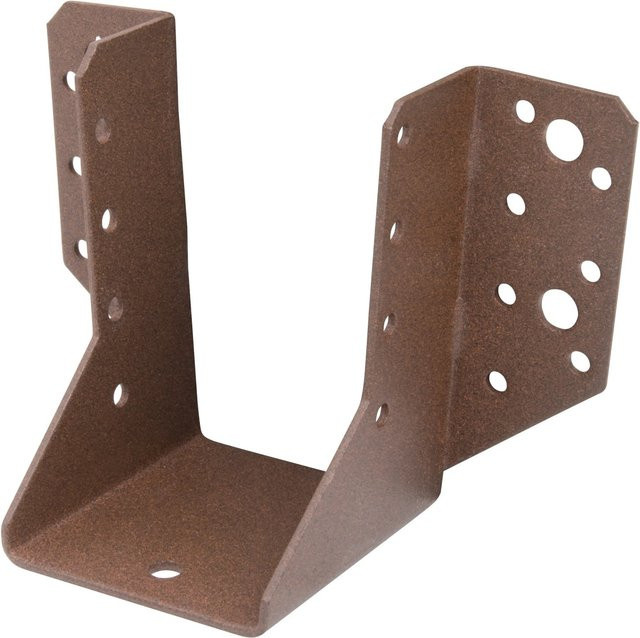 GAH Alberts Duravis Balkenschuh Typ A Rostbraun Duplexbeschichtet B: 138 mm, T: 100 mm, H: 70 mm - Bild 1