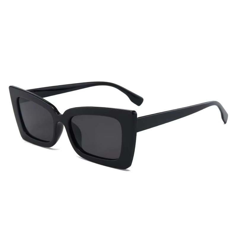 CHUYONG Sonnenbrille Square, Vollrand, Kunststoff, Schwarz, Unisex - Bild 3