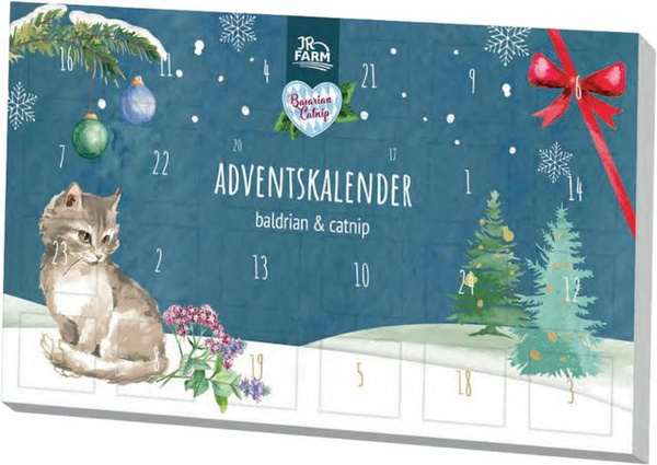 Katzen Adventskalender Baldrian und Katzenminze von MODERNE HAUSFRAU in Blau und Multicolour