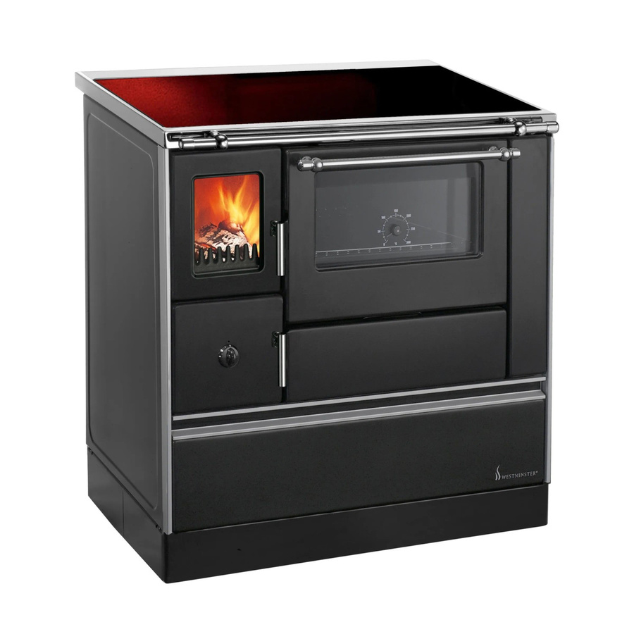 Westminster Küchenherd K76F-90 Glaskeramikherd in Schwarz mit Backfach und 7,6kW Leistung - Bild 2