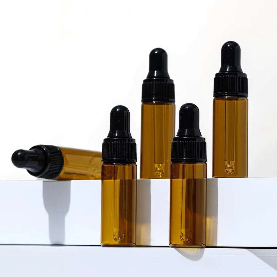 StarDu Packing Tropfflaschen aus Braunglas, 10 Stück, 1 ml bis 5 ml - Bild 2
