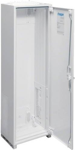 Hager Zählerschrank ZB21S Aufputz aus Stahl in Weiß B: 30,0 cm, H: 95,0 cm, T: 20,5 cm - Bild 1