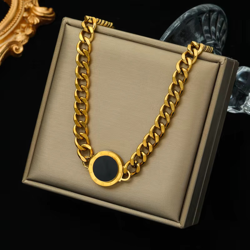 EILIECK Halskette Edelstahl, Gold, Damen - Bild 2