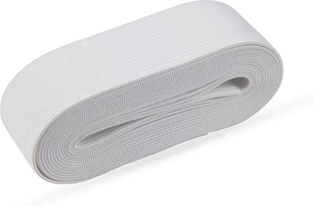 ProHome Gummiband Weiß, Länge: 2,5 m, Breite: 3,0 cm - Bild 1