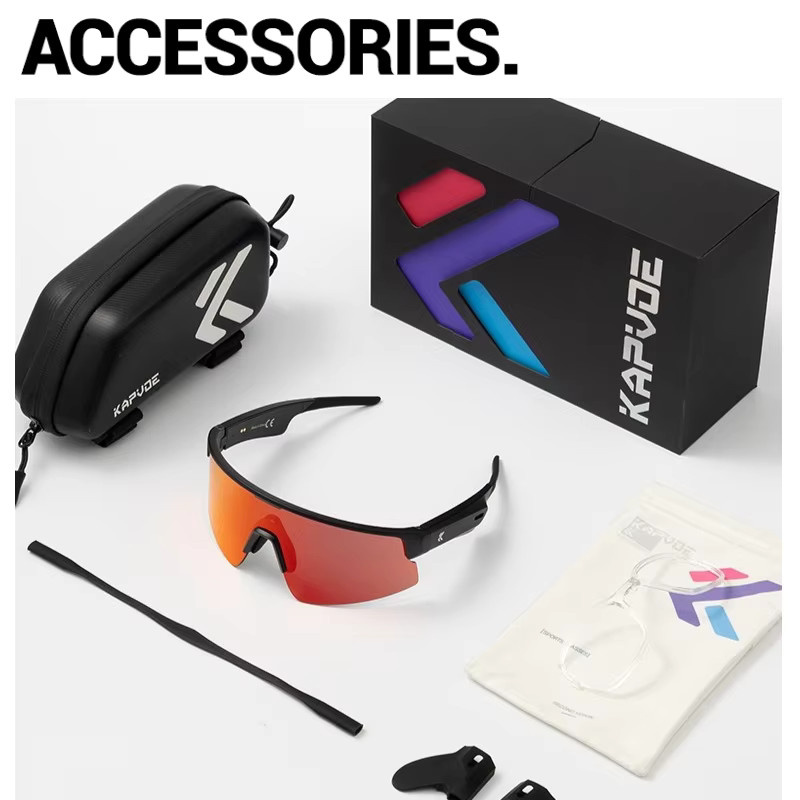 Kapvoe Bluetooth Sport-Sonnenbrille mit UV400-Schutz und Telefonfunktion für Radfahrer - Bild 5