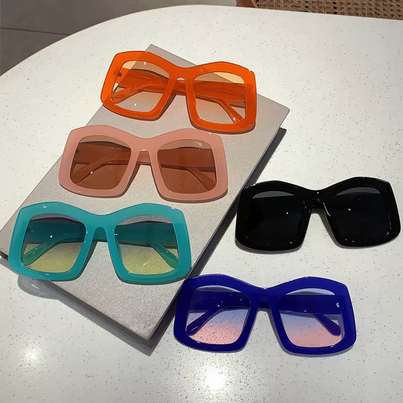 KAMMPT Sonnenbrille, Übergroß, Unregelmäßig, Vollrand, Square, Candy, Damen - Bild 2