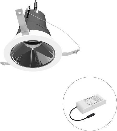 EVN LED-Deckenstrahler F02R11SM0640L38D in Weiß, rund und verstellbar - Bild 1