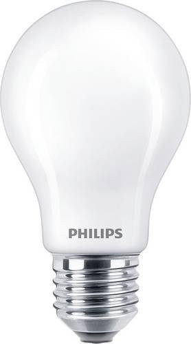 Philips LED Filament Lampe E27 Warmweiß Dimmerbar A60 Glas Transparent Durchmesser: 60 mm, Höhe: 108 mm - Bild 1