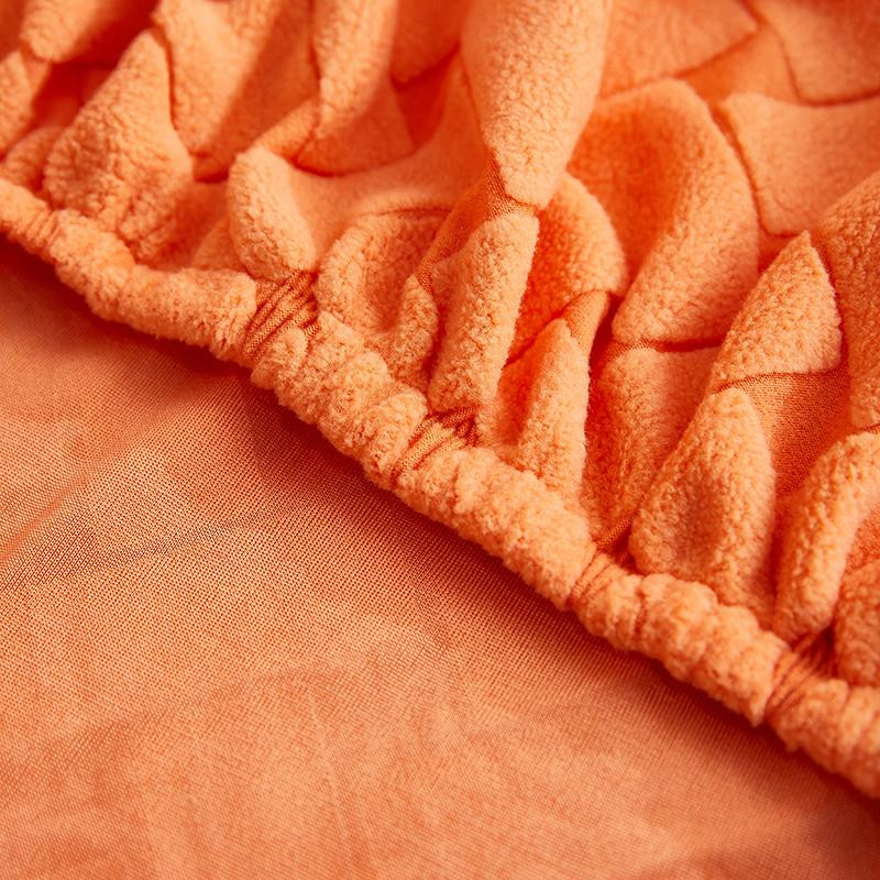 FORTUBI Plüsch-Jacquard-Stuhlbezug mit hoher Rückenlehne in Universalgröße für Esszimmer und Büro - Bild 2