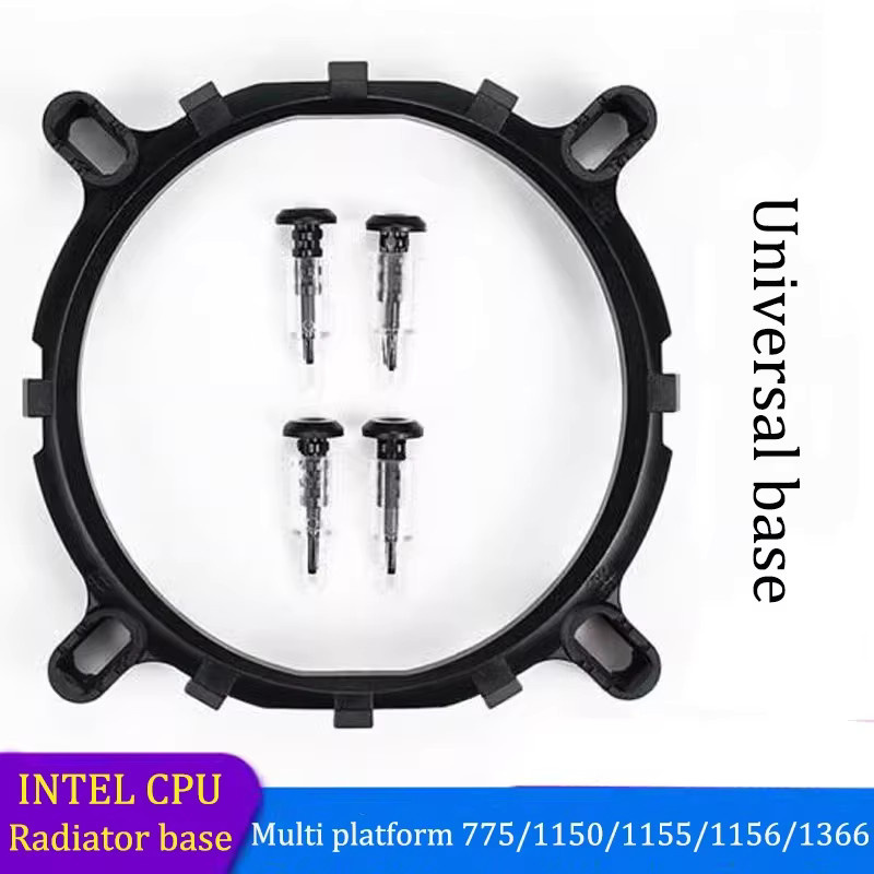 LDPCSJ Motherboard-Halterung für CPU-Kühlerlüfter in Schwarz, kompatibel mit 1366, 115X, 775 und der 12. Generation - Bild 2