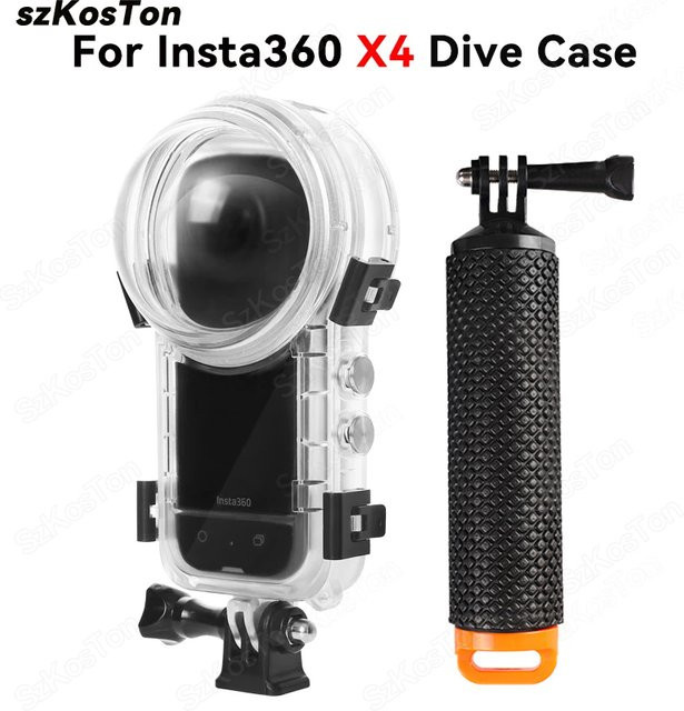 Insta360 X4 Tauchgehäuse wasserdichte Unterwasserabdeckung in transparent - Bild 1