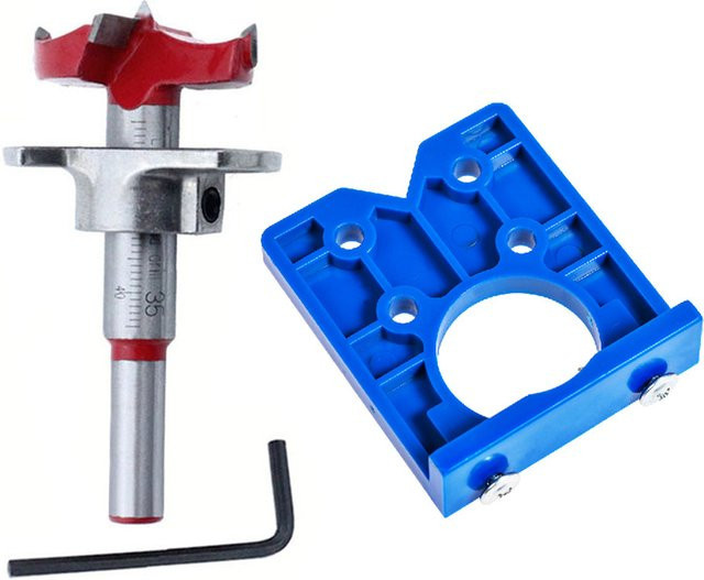 YOMO Einstellbare Hartmetall Bohrer Bits Scharnier Loch Opener für Holzbearbeitung - Bild 1