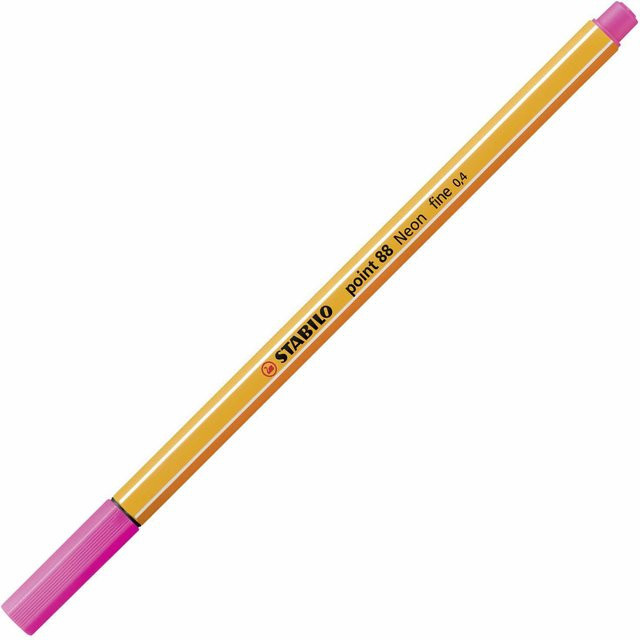 STABILO Point 88 Fineliner 0,4mm in Neonpink - Bild 1